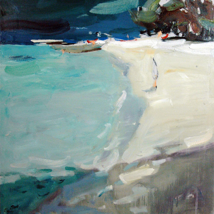 Современный художник Эдуард Аниконов, картина - Тайский берег
