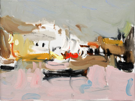 Современный художник Эдуард Аниконов, картина - Розовая бухта