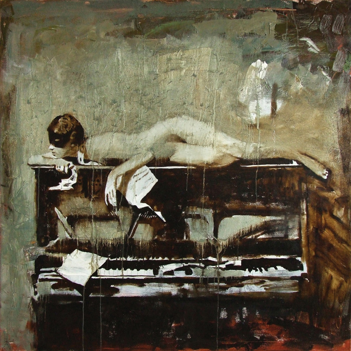 Современный художник Эдуард Аниконов, картина - Реквием по моцарту
