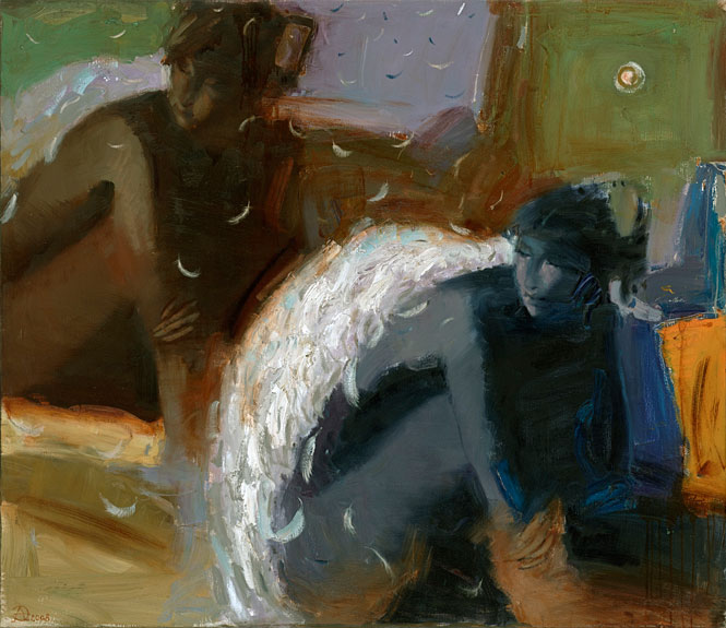 Современный художник Эдуард Аниконов, картина - Два ангела