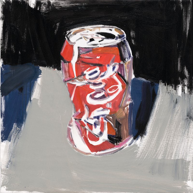 Современный художник Эдуард Аниконов, картина - Смятая банка кока-колы