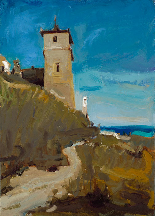 Современный художник Эдуард Аниконов, картина - Дорога к маяку