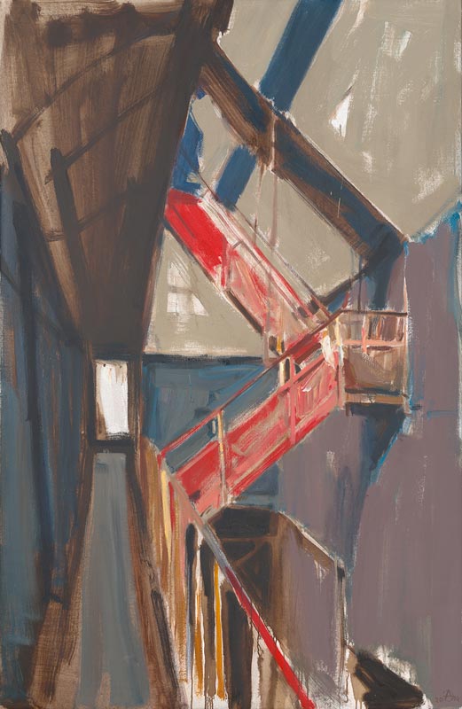 Современный художник Эдуард Аниконов, картина - Лестница 1