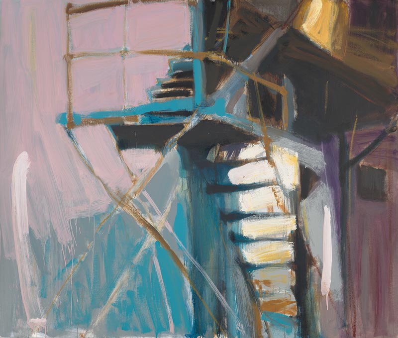 Современный художник Эдуард Аниконов, картина - Лестница 2