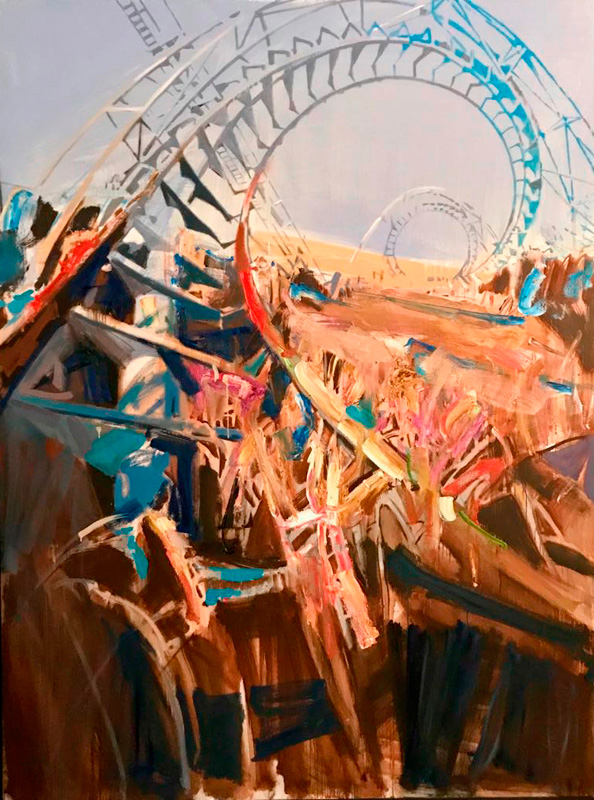 Современный художник Эдуард Аниконов, картина - Спираль