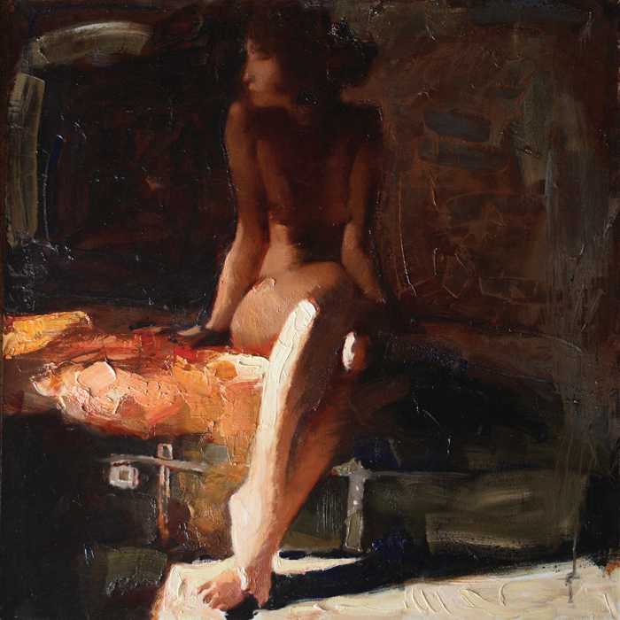 Современный художник Эдуард Аниконов, картина - В тени